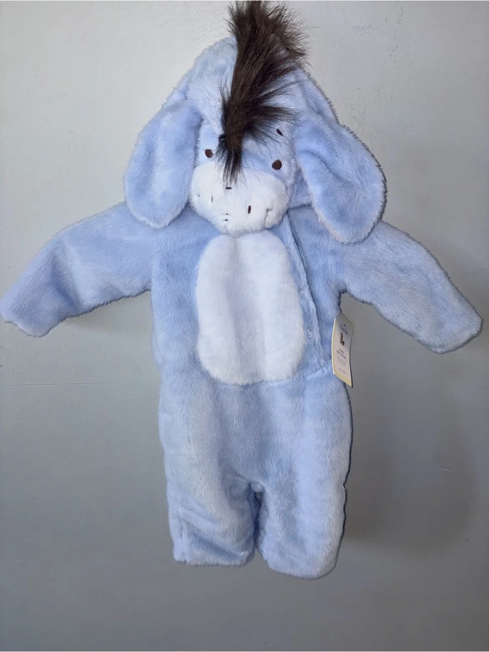 NWT Pottery Barn Winnie The Pooh EEYORE Full-coverage Plush Costume Size 6-12M